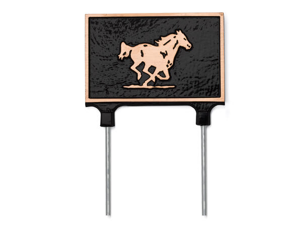 Rectangle Bronze Tee Marker-Red SG300136BZ
